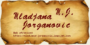 Mlađana Jorganović vizit kartica